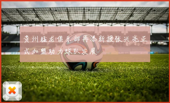 贵州猛龙俱乐部再添新援张兴亮正式加盟助力球队发展